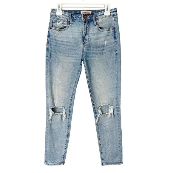 Driftwood Ankle Jeans Womens Size 25 Distressed - Picture 1 of 10
